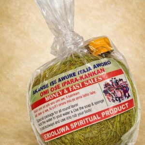 akanse ise awure itaja aworo (money and fast sales)